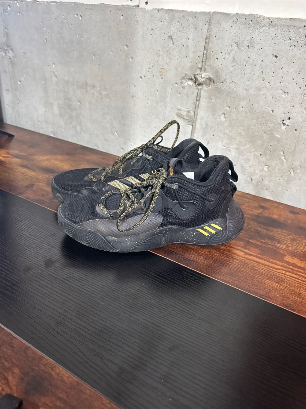 Adidas  Harden Stepback 3 Black Gold Metallic  Great Condition